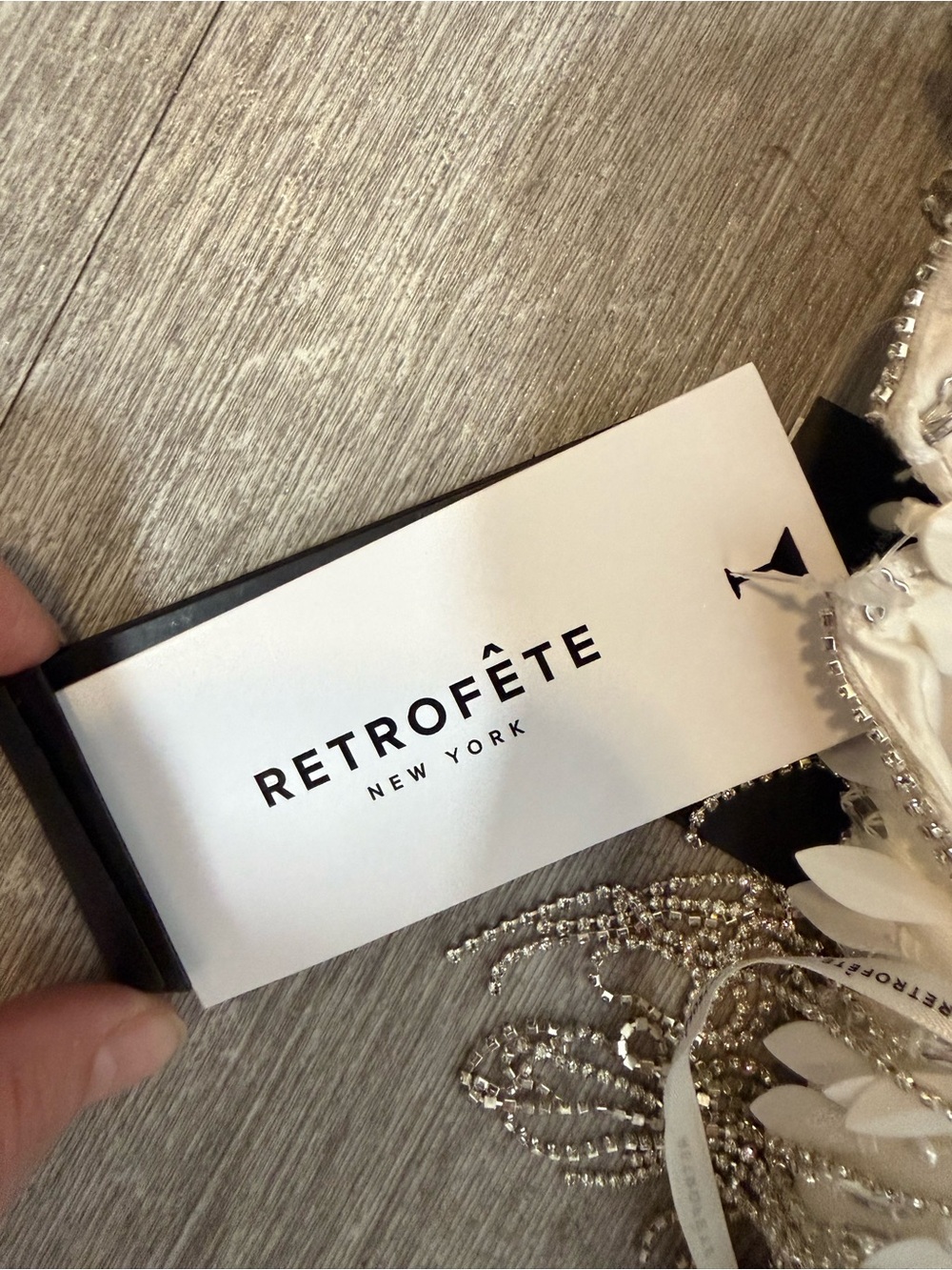 Retrofete Silver Backless Fringe Mini Dress - Picture 14 of 15